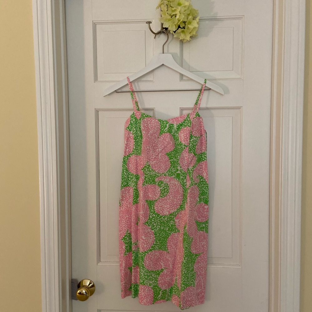 Lilly Pulitzer Dress McCallum Prink Green Print